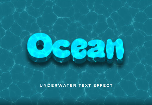Underwater Text Effect