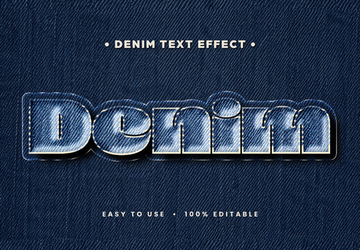 Denim Text Effect