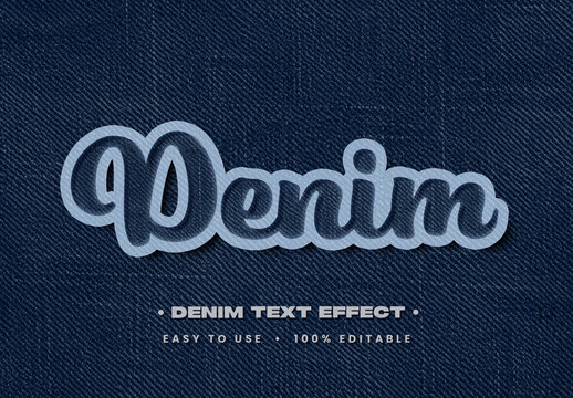 Denim Text Effect