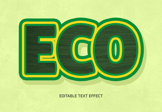 Eco Text Effect