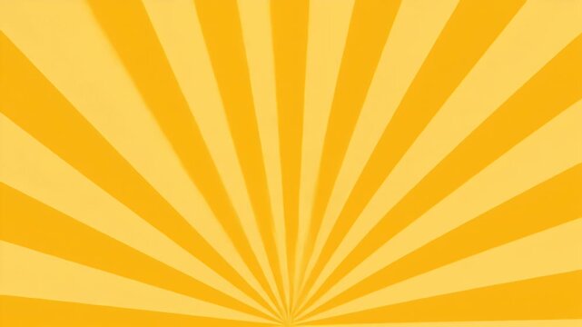 Sunburst background animation with rotating yellow rays for motion graphics and video background