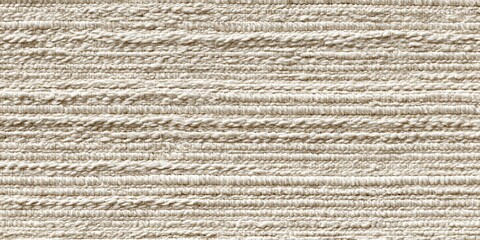 Obraz premium Beige woven fabric texture background close up