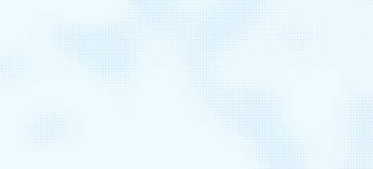 Obraz premium Dots halftone white blue and green color pattern gradient texture with technology digital background. Medicine healthcare with science concept.
