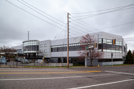 Brentwood, St. Louis, MO, USA - March 24, 2022: Post Holdings headquarters on South Hanley Rd in St. Louis, MO, USA. Post Holdings is an American consumer packaged goods holding company. 