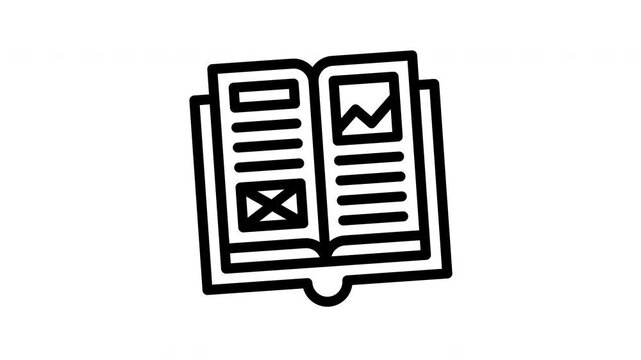 catalog minimalist stroke animation