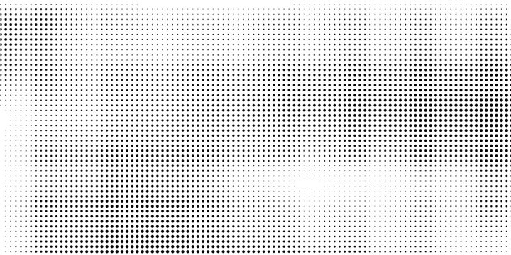 Grunge halftone gradient background. Faded grit noise texture. White and black sand wallpaper. Retro pixelated backdrop abstract