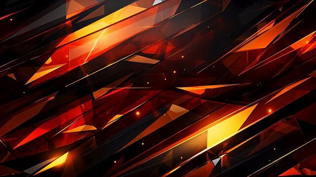 Digital amber light beam linear abstract background
