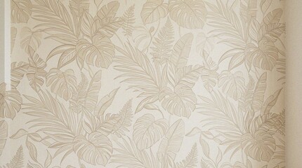 Fototapeta premium Elegant Floral Wallpaper Texture Pattern Design.