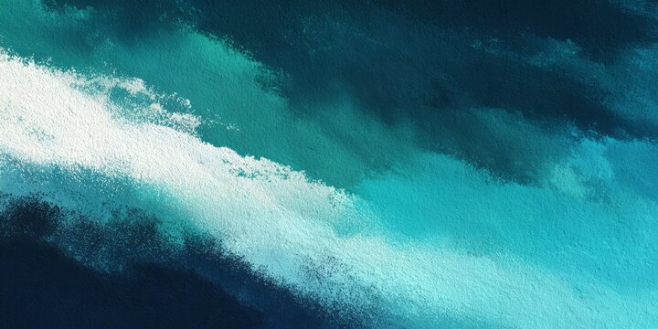 Abstract painted background with dark blue and turquoise hues.