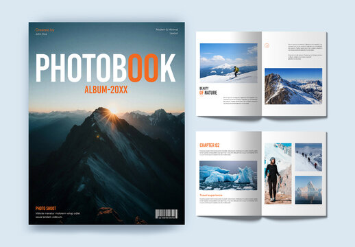 Photo Book Design Template