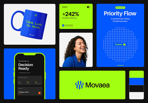 AI Task Productivity Branding Template