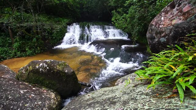 Kanghan Nam Waterfall. Phu Hin Rong Kla National Park ,THAILAND
