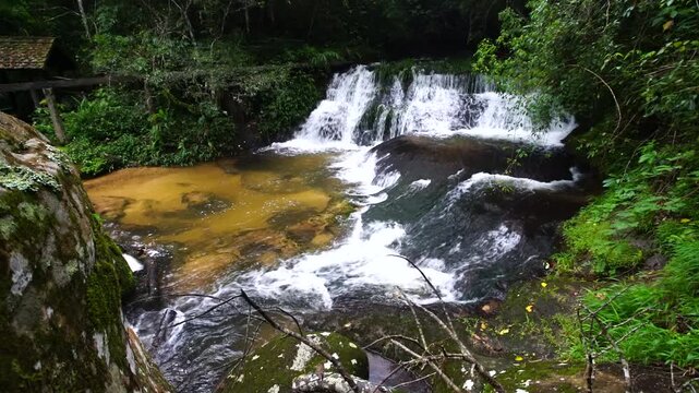 Kanghan Nam Waterfall. Phu Hin Rong Kla National Park ,THAILAND
