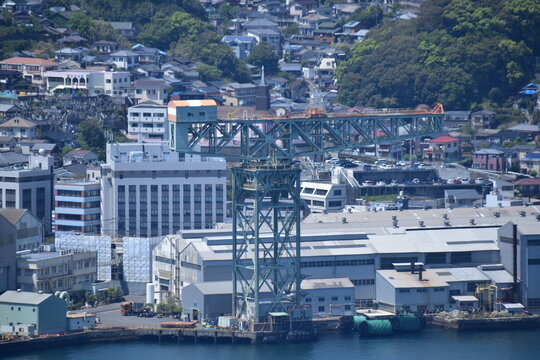 長崎県 長崎市の三菱重工業長崎造船所
