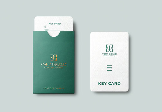 Key Card Holder Mockup