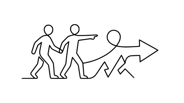 Leadership guiding forward path