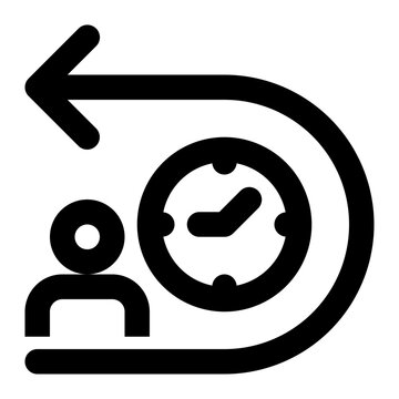 Retrospective Outline Icon