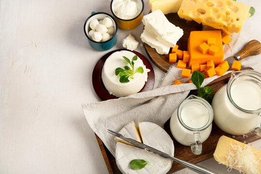 Fresh dairy products.