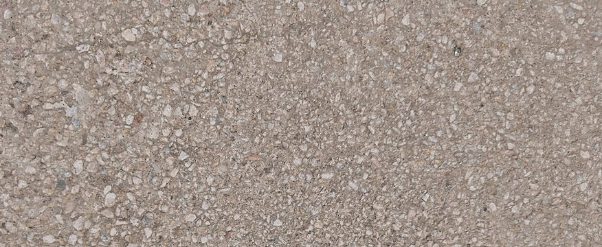 Terrazzo concrete texture with beige stone chips, polished cement floor background, neutral architectural surface for interior design and 3D rendering