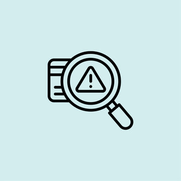 Fraud Detection and Risk Analysis Icon