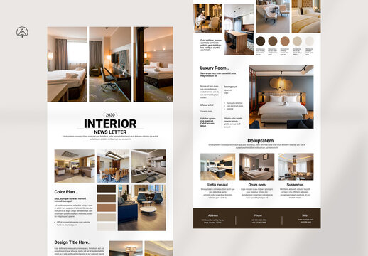 2030 Interior News Letter Template