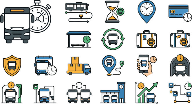 medical icons set