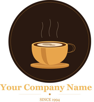 Coffee company logo vector design 2026 Art & Illustration