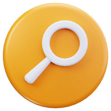 Search Tool 3D Illustrations