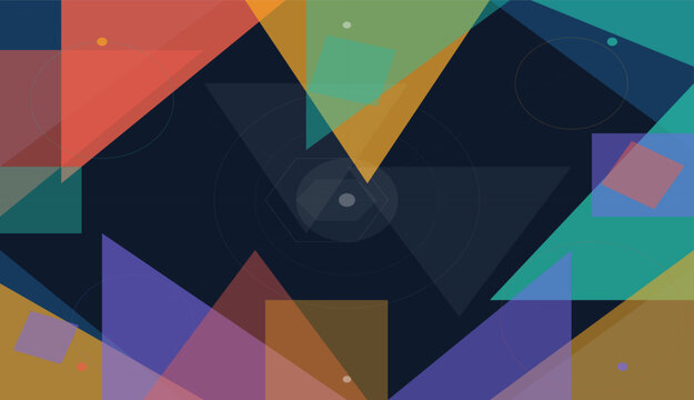geometric abstract background 2026 Art & Illustration