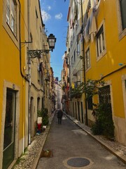 Fototapeta premium narrow street in the old town