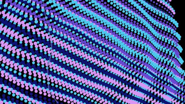 Digital textile worker operating a weaving machine to create fabric