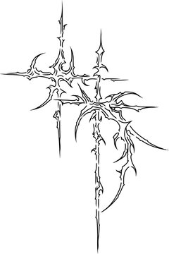 Cybersigilism tribal tatoo design art
