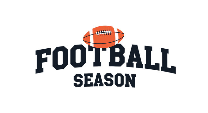 American Football Season Logo Design.