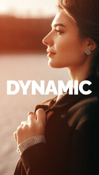 Vertical Dynamic Typography Intro