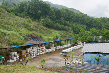 Fototapeta premium Korean honeybee farms 한국의 꿀벌농가