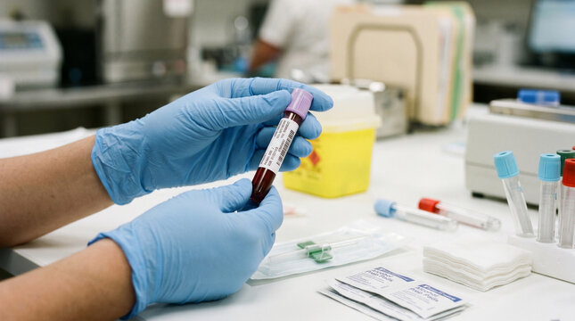Professional Blood Sample Processing for Clinical Laboratory Diagnostics