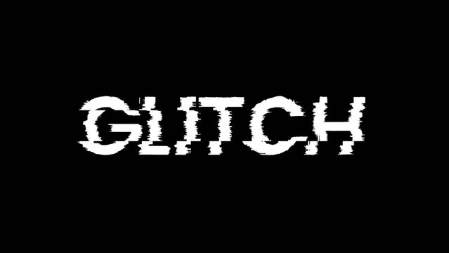 Heavy Glitch Distortion Title