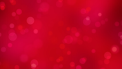 abstract red bokeh lights particles falling , valentines day,new year and christmas soft blank social media background © AIDIN