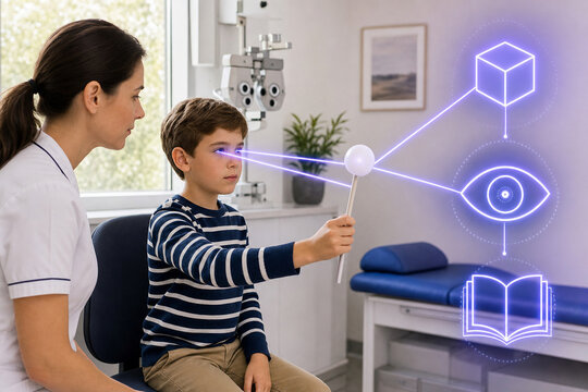 Pediatric Orthoptist Maps Binocular Vision