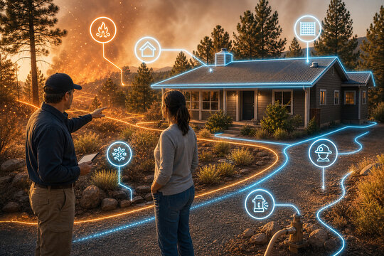 Wildfire Assessor Maps Home Protection