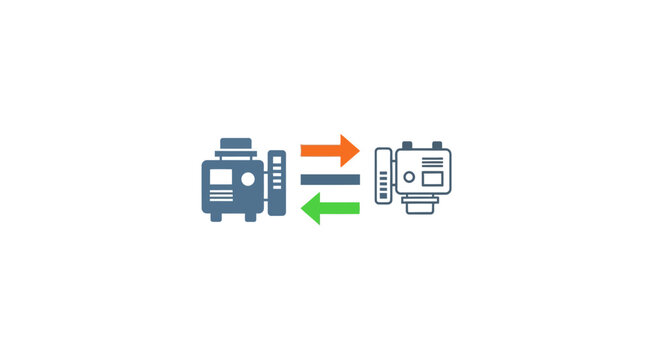 Smartphone and printer data transfer.