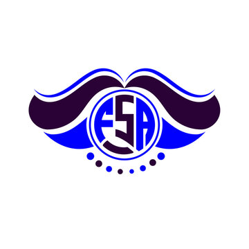 FSA letter logo creative design. FSA unique design
