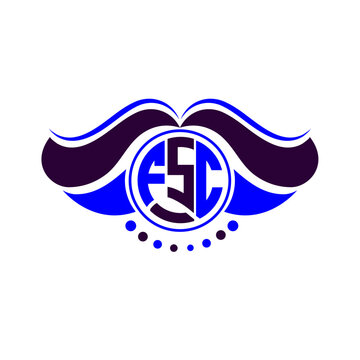 FSC letter logo creative design. FSC unique design