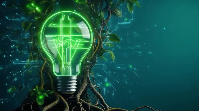 Lightbulb glowing on stacked books video motion conceptual footage representing bright ideas innovation knowledge and creative thinking educational visual