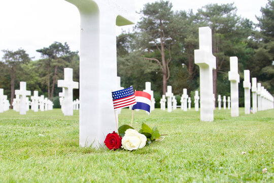 american war cemetery in normandy