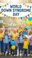 Obraz premium World Down Syndrome Day Awareness Event.