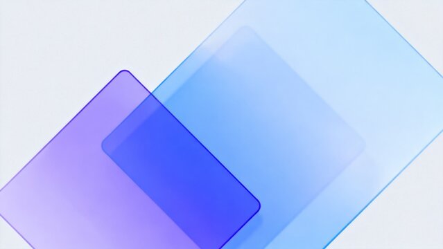 Abstract overlapping shapes with gradient colors