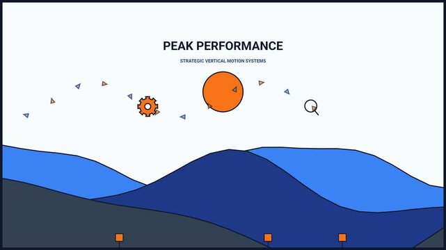 parallax motion graphics 2k video