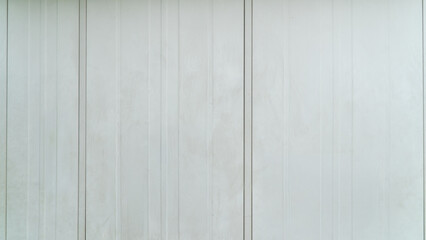 Obraz premium White Painted Metal Siding Panels with Vertical Ribs Texture