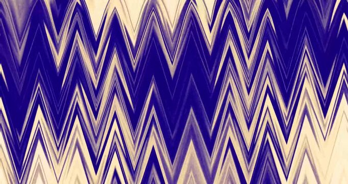 Abstract dark blue and cream gradient background with dynamic zigzag chevron pattern